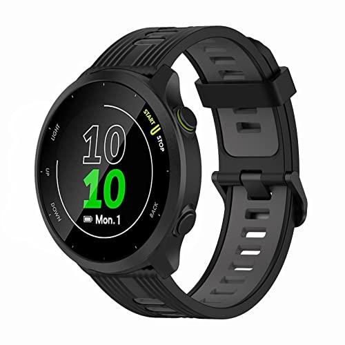 Garmin(ガーミン) ForeAthlete 55/245/Vivoactive 5用バンド ベルト 3色セット 交換バンド 交換ベルト シリコン 替えバンド ストラップ アクセサリー｜loandlu｜03