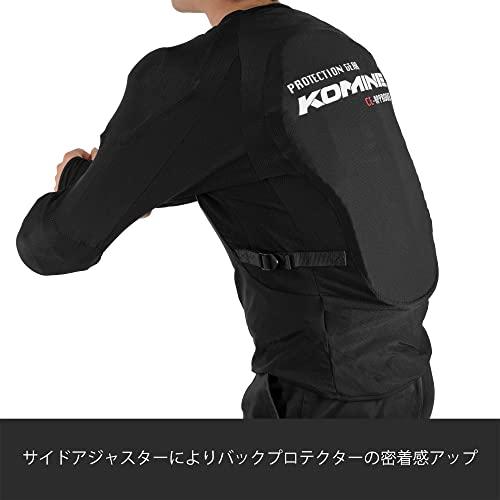 コミネ(KOMINE) バイク用 CEアーマードトップインナーウェア ブラック L SK-693 903 CE規格｜loandlu｜06