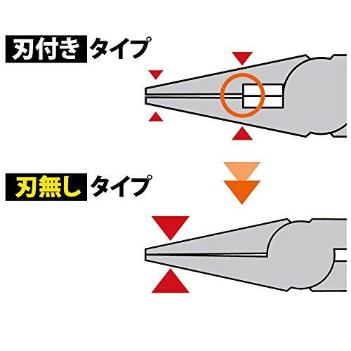 フジ矢(Fujiya) ピンセットプライヤー 150mm 303-150 ブルー｜loandlu｜04