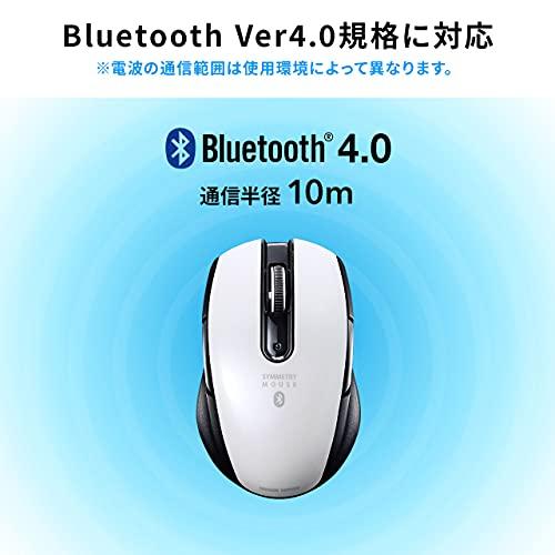 サンワサプライ Bluetooth4.0マウス BlueLED 5ボタン 左右対称 1600dpi(2段階切替) 小型 ホワイト MA-BTBL171W｜loandlu｜09