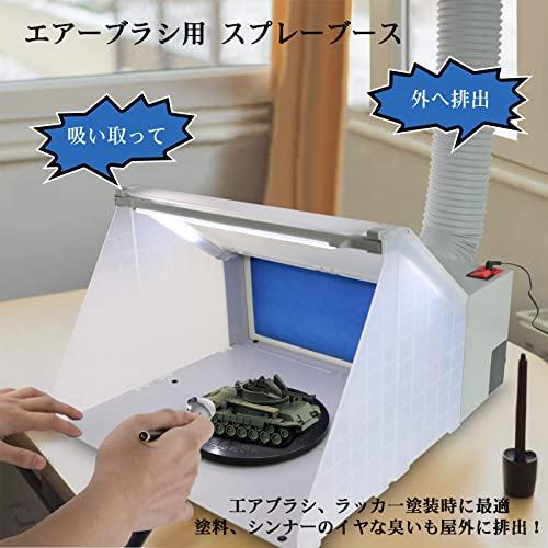 塗装ブース スプレーブース LED 照明付き スプレーワーク 回転 塗装ブース スプレーブース LED 照明付き スプレーワーク 回転