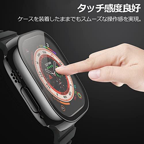 【2023全新防水モデル】 TALENANA for Apple Watch Ultra/Ultra 2 防水ケース 49mmアップルウォッチ 用 保護ケース 強化ガラスフィルム Apple Watch｜loandlu｜02