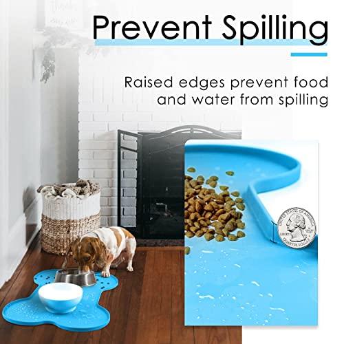 SuperDesign Zeromess 猫 犬 食事マット シリコン製 給餌マット