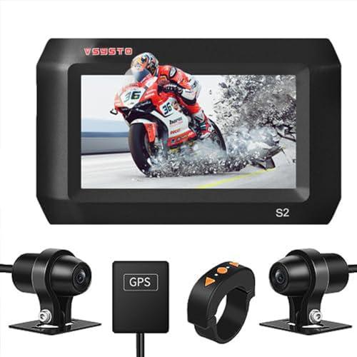 Motocam?バイク用ドライブレコーダー?前後2カメラ?SONY323 全体防水 
