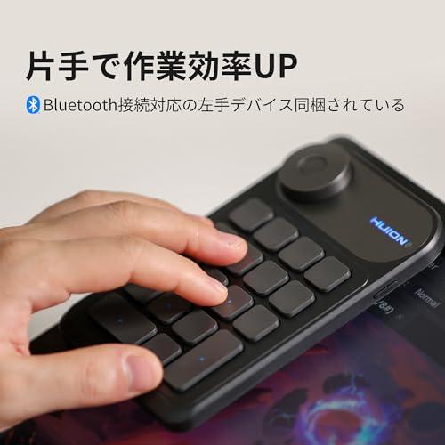 HUION 液タブ Kamvas Pro 19 4K UHD(3840*2160) 18.4型 液晶ペンタブレット ペン2本＆左手デバイス付 スタンド内蔵 イラスト制作 テレワーク お絵描｜loandlu｜07