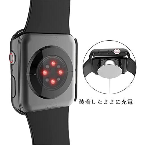 ULOE 対応 Apple Watch Series 9 / Series 8 / Series 7 41mm 用 ケース, 対応アップルウォッチ S9/S8/S7 41mm 保護カバー ガラスフィルム 一体型 PC｜loandlu｜05