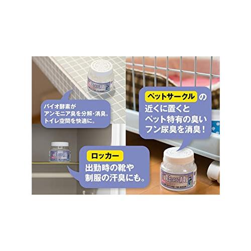 環境ダイゼン 消臭剤 部屋 ゼリータイプ 詰め替え 480g 無香料 きえ~る 善玉活性水 魔法のように消臭 タバコ臭 ペット臭 玄関や冷蔵の生活臭 1個入｜loandlu｜04