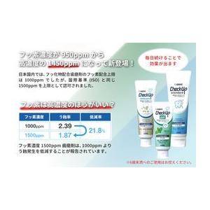 ライオン チェックアップ ルートケア 90ｇ(Check-Up rootcare) フッ素1450ppm (10個)｜loandlu｜02