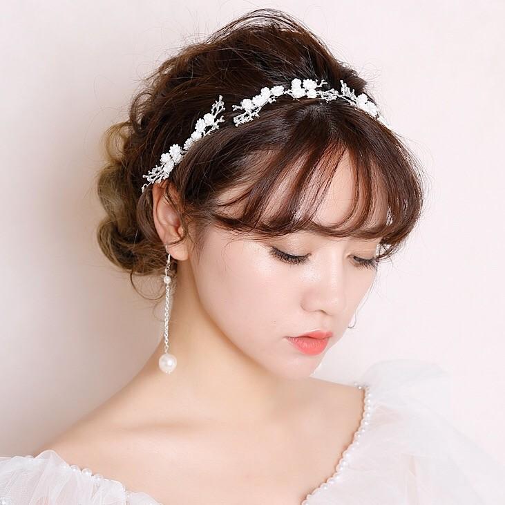 ヘッド 結婚式 ウェディング 小枝 ヘアアクセサリー 髪飾り