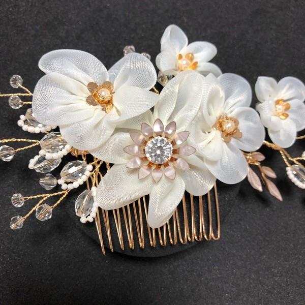 かんざし 髪飾り 留袖 黒留袖  和装 パール コーム ピン 簪 花嫁 お呼ばれ ゲスト 結婚式 入学式 卒業式 成人式 |  | 03