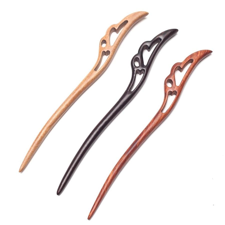 かんざし 一本 普段使い 木製 ヘアスティック 誕生日 お祝い 髪飾り 木 和装 シンプル 京都 着物