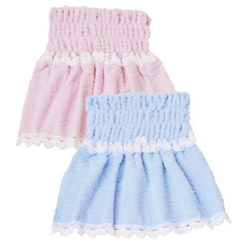 ふわふわ可愛い 愛犬用バスローブ 色：ピンク / ブルー【今治タオルシリーズ】ペット 犬用 日本製 コットン100% ※首輪カバーは別売りです | 