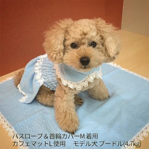 ふわふわ可愛い 愛犬用バスローブ 色：ピンク / ブルー【今治タオルシリーズ】ペット 犬用 日本製 コットン100% ※首輪カバーは別売りです |  | 04