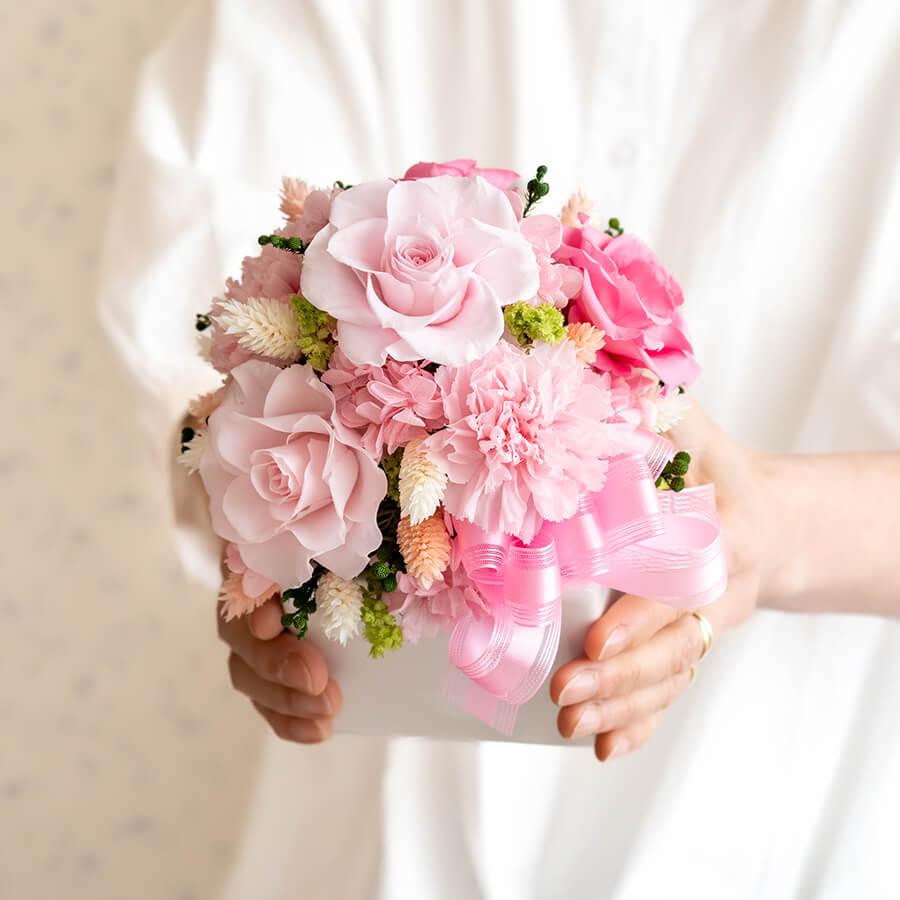 プリザーブドフラワー 花 誕生日 プレゼント 女性 母親 結婚祝い