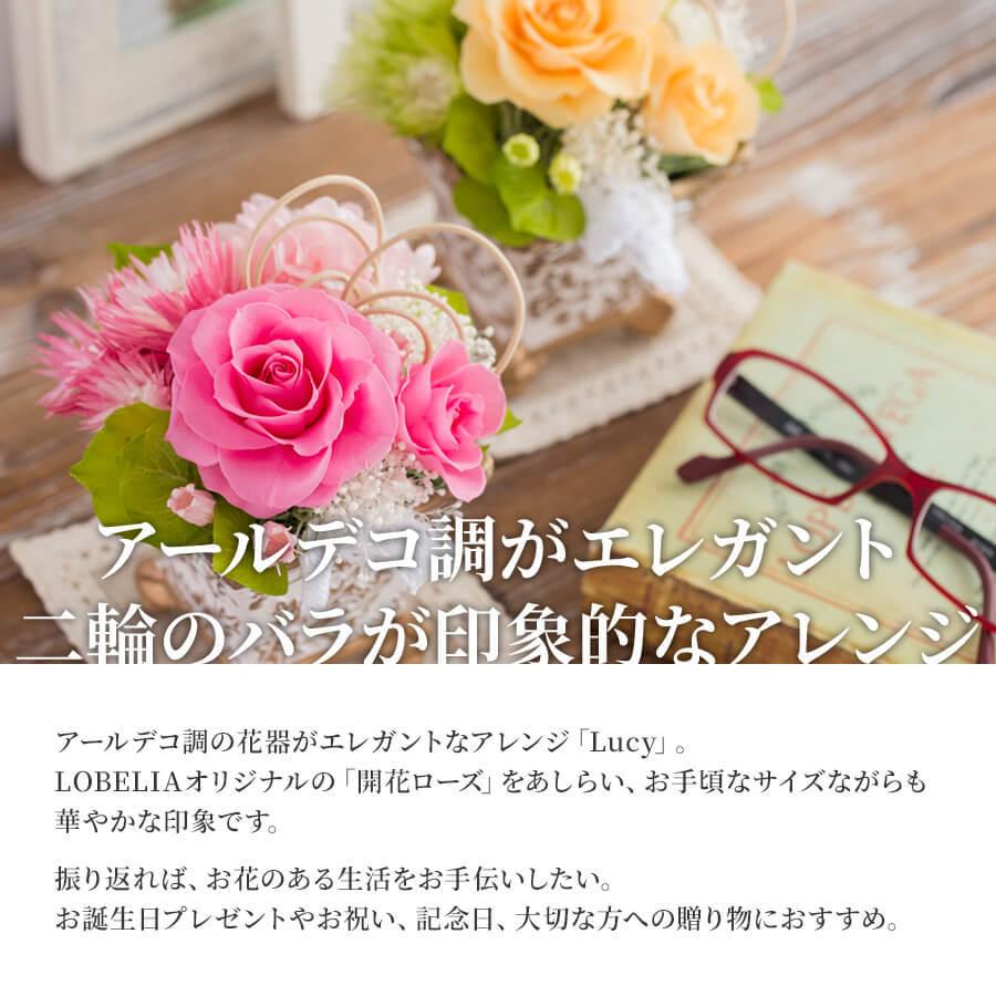 プリザーブドフラワー ギフト おしゃれ 誕生日 プレゼント 女性 母 結婚祝い 枯れない花 女友達 出産祝い 退職祝い 送別会 Lucy ケース入り S Lobelia 通販 Yahoo ショッピング