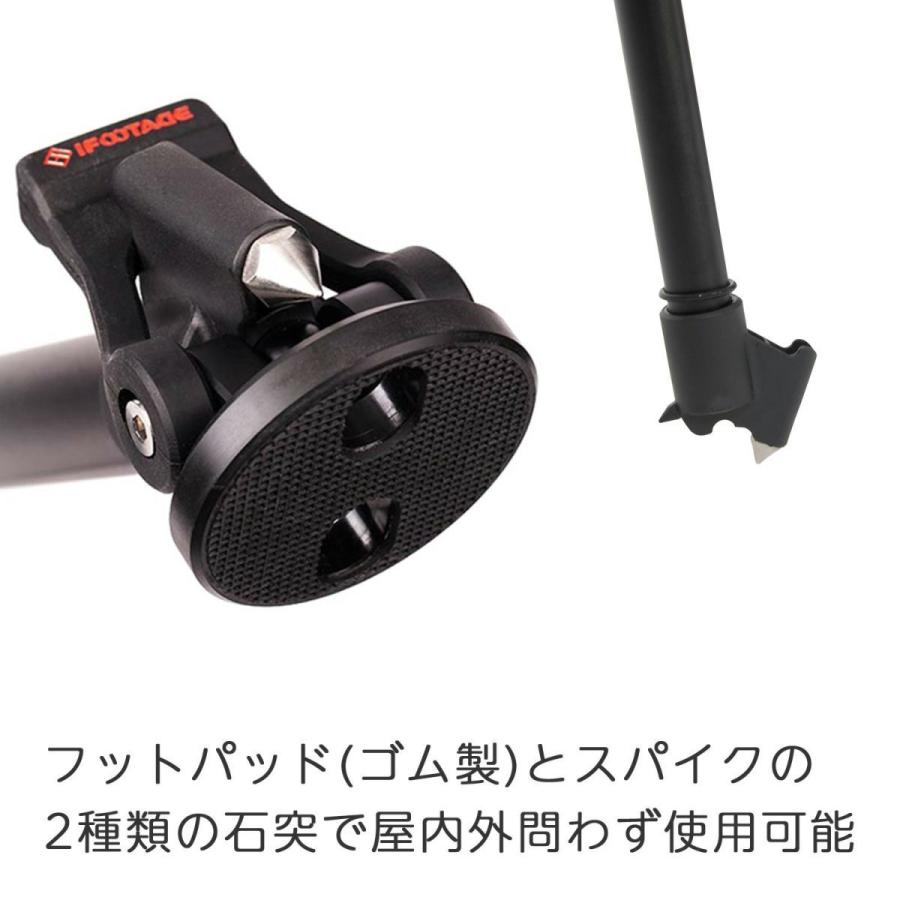 IFOOTAGE (アイフッテージ) Wild Bull (ワイルドブル)  T5S / ビデオ用 アルミ三脚 パイプ径34mmの画像