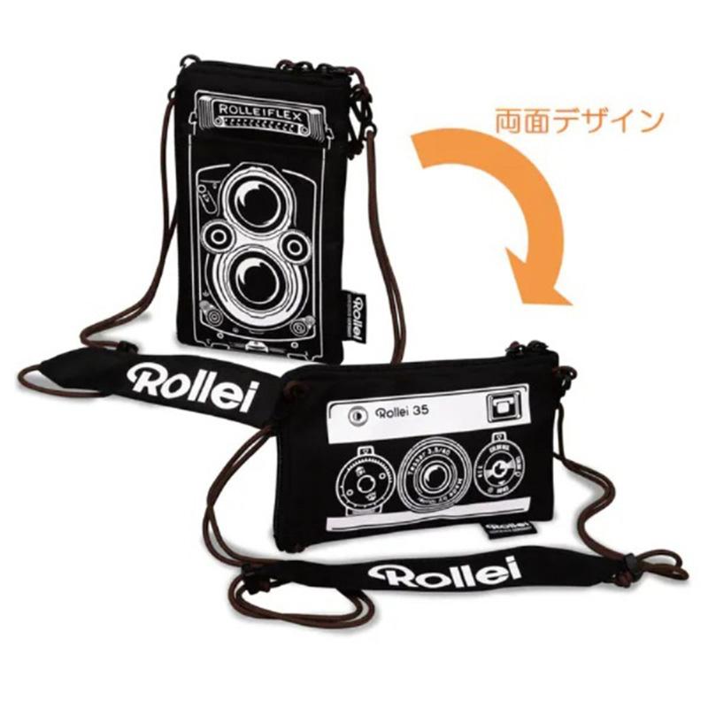 Rollei マルチポーチ RF-027 / ROLLEIFLEXとRollei35を両面にデザインしたポーチ｜locadesign｜03