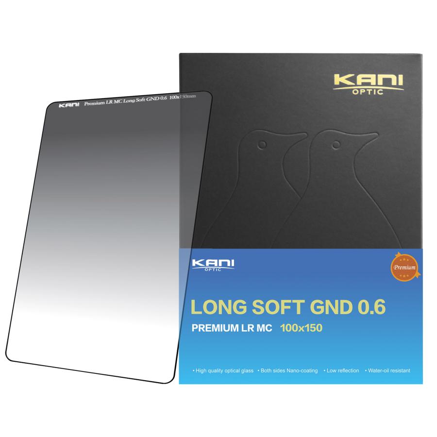 KANI 角型フィルター ハーフND4 プレミアムソフトGND 0.6 ロング