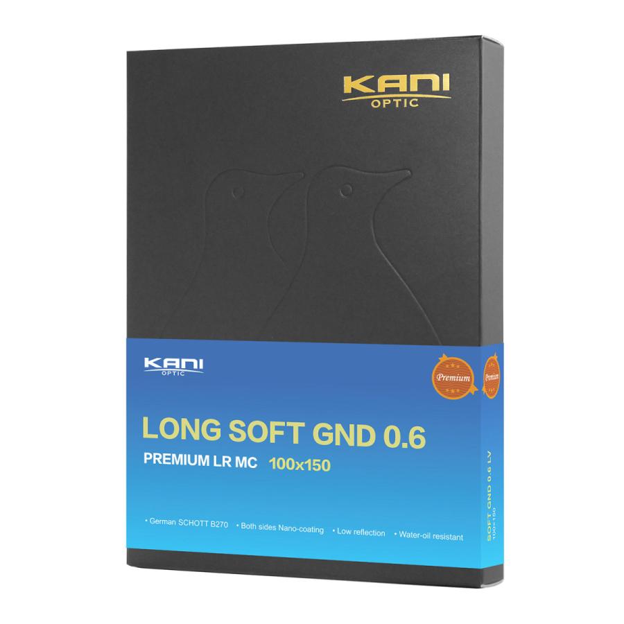 KANI 角型フィルター プレミアムロングソフトGND 0.6 100x150mm (減光