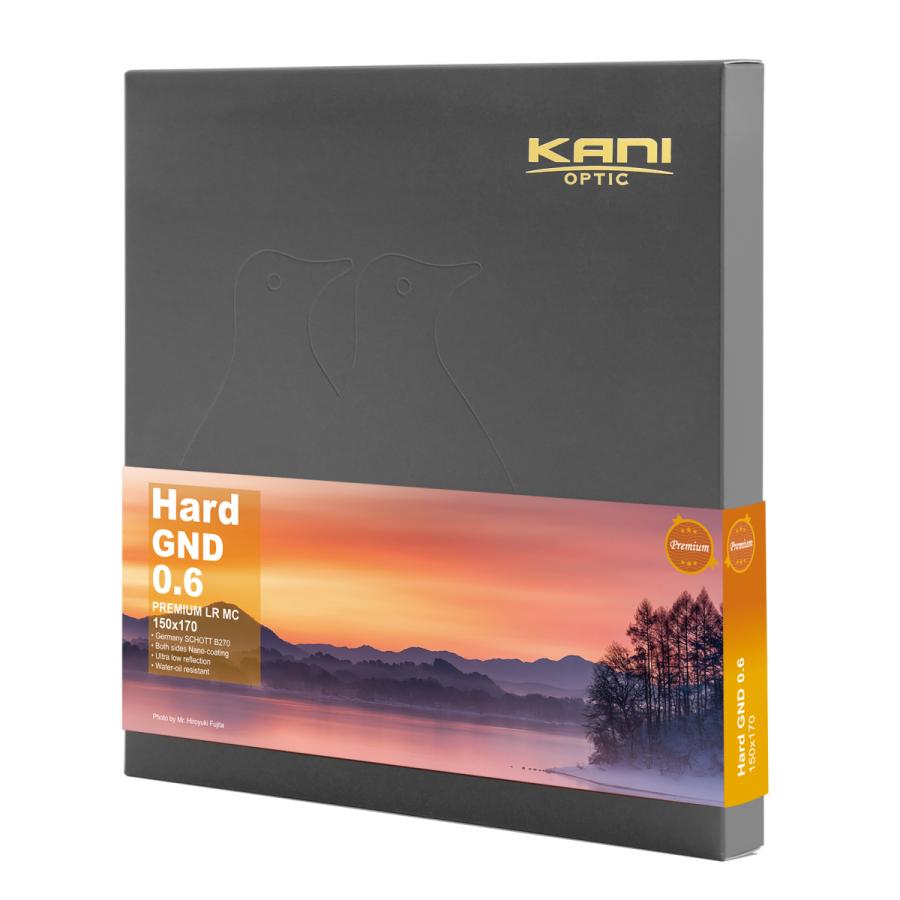 KANI 角型フィルター ハーフND4 プレミアムハードGND 0.6 150x170mm (減光効果:最大2絞り分) / レンズフィルター 角形 |  | 01