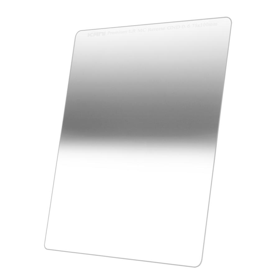 KANI 角型フィルター ハーフND4 プレミアム リバースGND 0.6 75x100mm