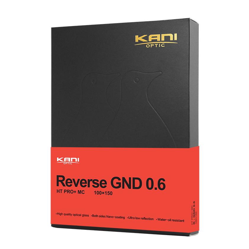 KANI 角型フィルター ハーフND4 リバースGND 0.6 100x150mm (減光効果 