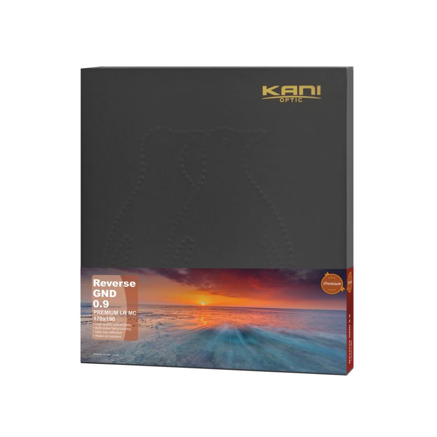 KANI 角型フィルター ハーフND8  プレミアム リバースGND 0.9 フィルターフレーム付】KANI 角型フィルター ハーフND8