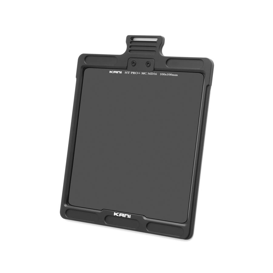 【フィルターフレーム付】KANI 角型フィルター ND16 100x100mm 減光フィルター(減光効果 4絞り分) | 