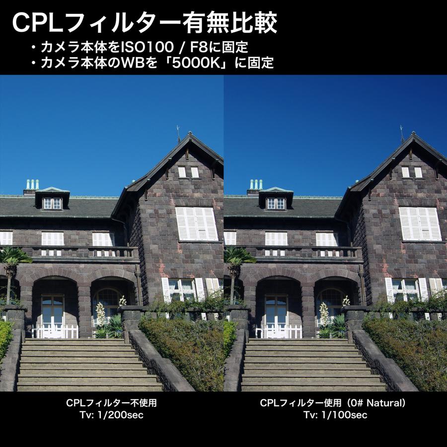 KANI 角型フィルター プレミアムサーキュラーPL 0# 170x170mm CPL 円 