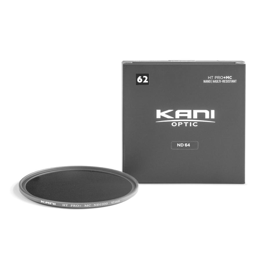 KANI NDフィルター ND64 62mm (減光効果 6絞り分) / レンズフィルター 丸枠