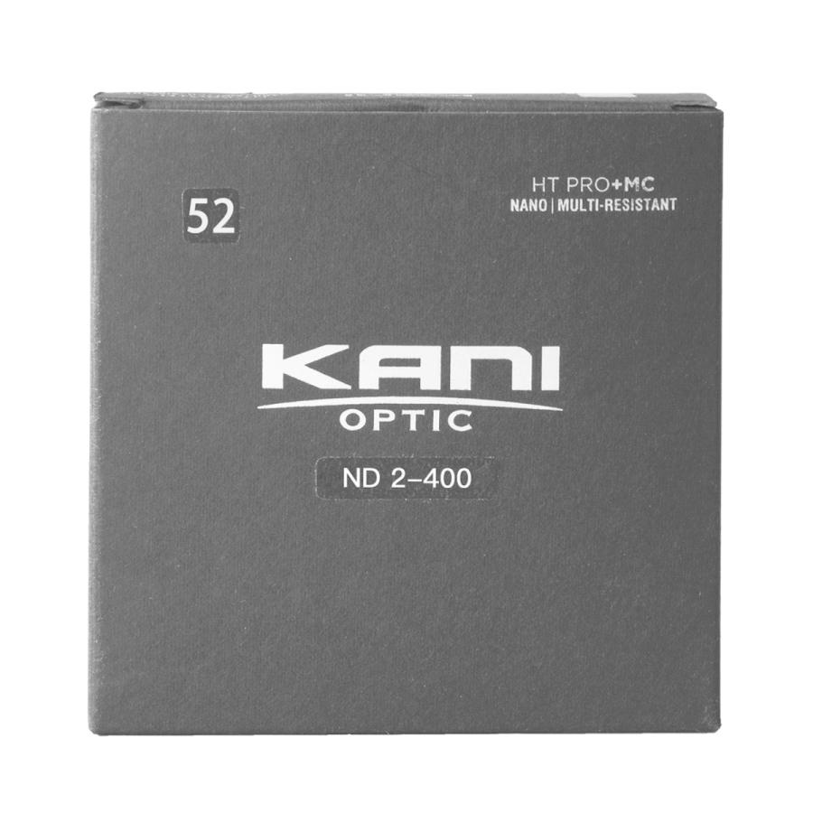 KANI 可変NDフィルター バリアブルND2-400 52mm (減光効果 1-8 3/2絞り