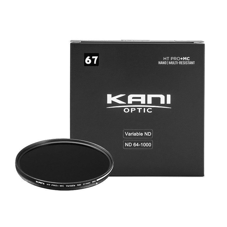 KANI 可変NDフィルター バリアブルND64-1000 67mm (減光効果 6-10絞り分) / レンズフィルター 丸枠