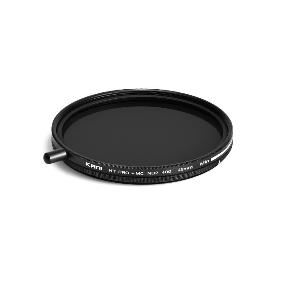 KANI 可変NDフィルター バリアブルND2-400 49mm 着脱式回転ノブ付 (減
