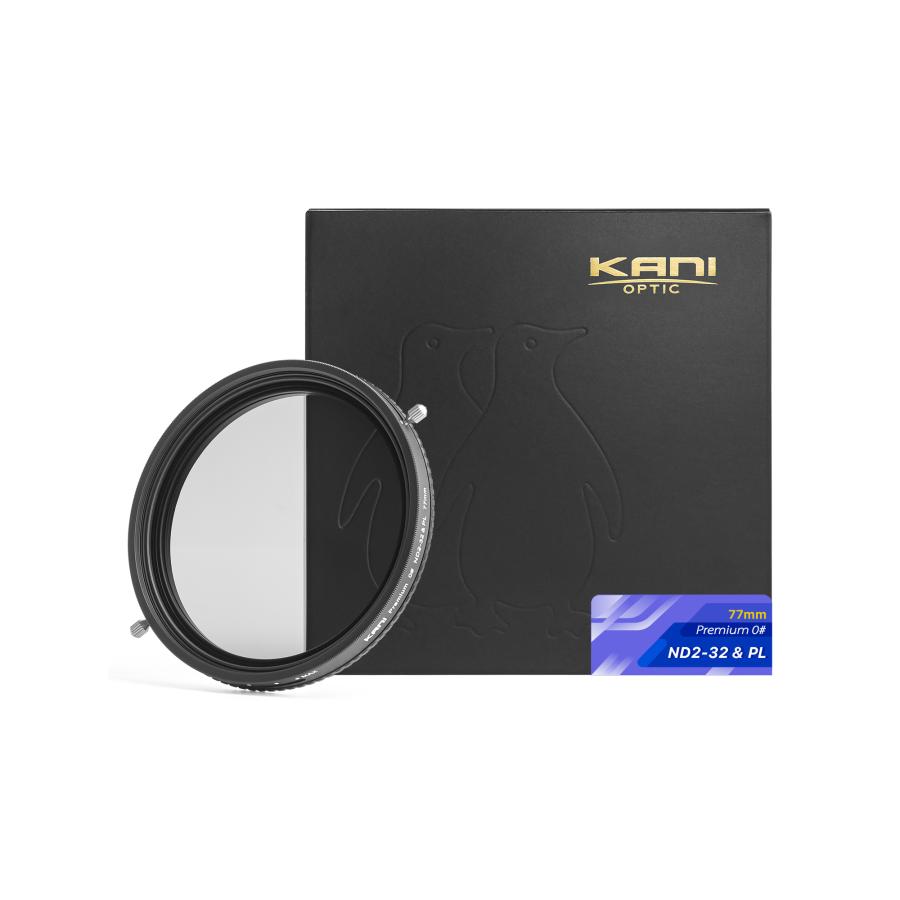 KANI 可変NDフィルター プレミアム 0# バリアブルND2-32 & PL 77mm (減