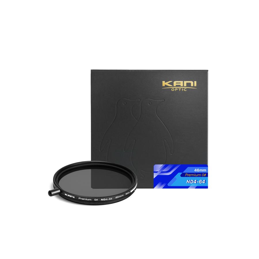 KANI 可変NDフィルター プレミアム 0# バリアブルND4-64 46mm 着脱式