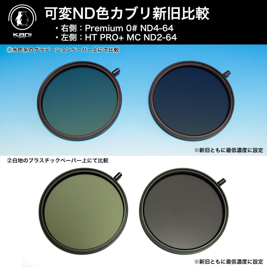 KANI 可変NDフィルター プレミアム 0# バリアブルND4-64 95mm 着脱式