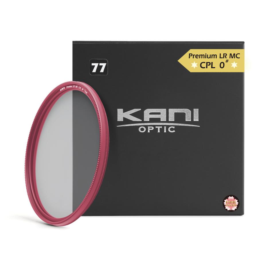 KANI PLフィルター プレミアムサーキュラーPL 77mm 0# ピンク / CPL 円