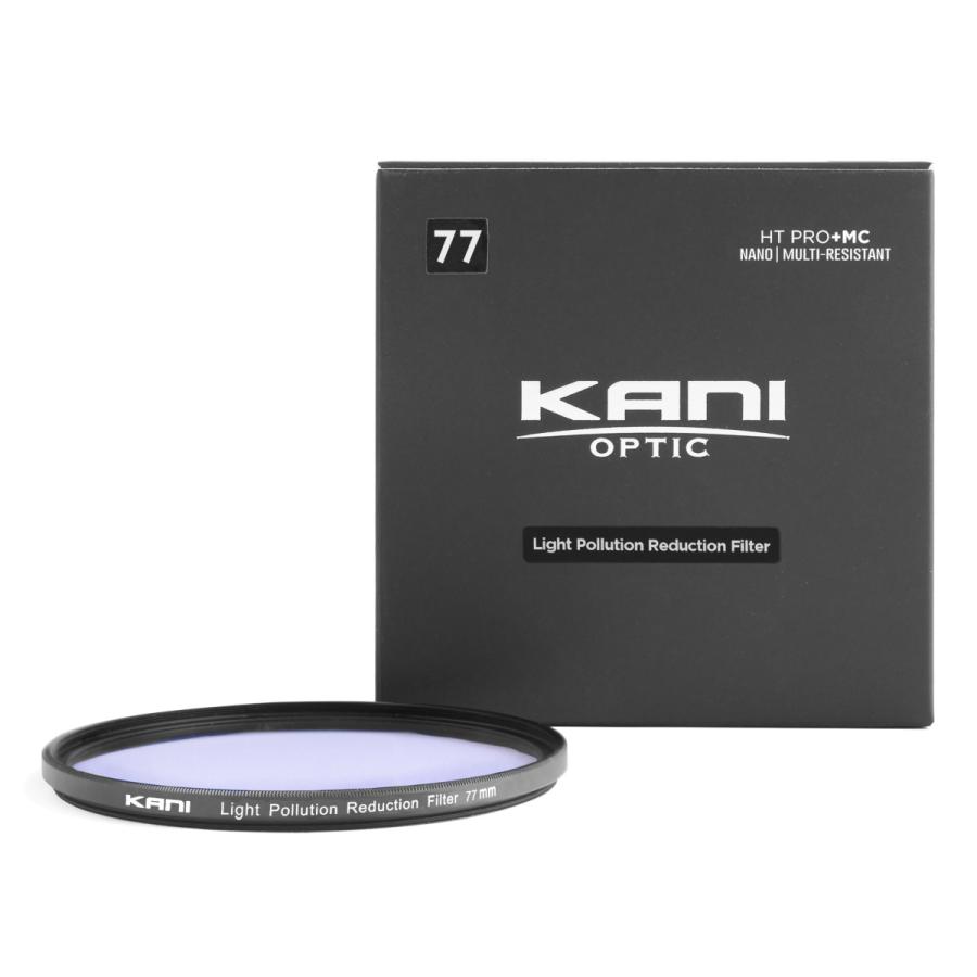 KANI 光害カットフィルター LPRF 77mm / レンズフィルター 夜景 星景 天体撮影 丸枠