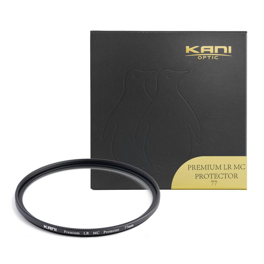KANI 保護フィルター プレミアムプロテクター 77mm / レンズ保護フィルター 低反射0.2％ 薄枠 撥水 撥油 防汚 帯電防止 ナノコーティング
