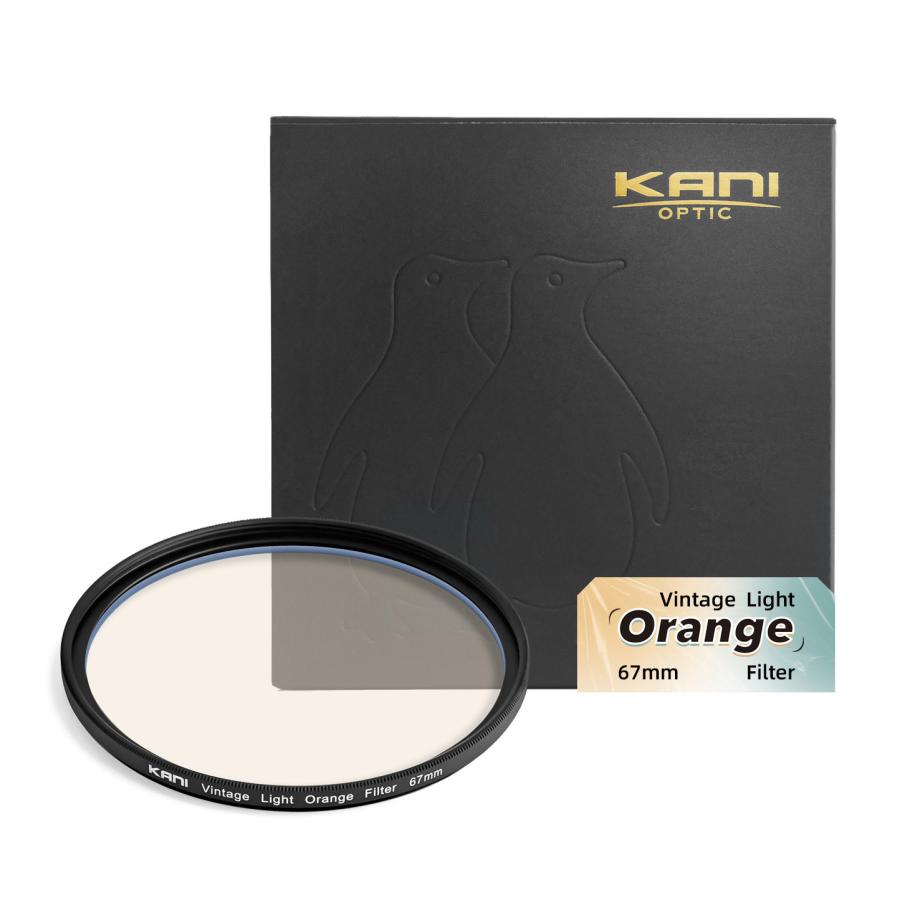 KANI ヴィンテージライトオレンジ 67mm / 暖色 ビンテージ シネマチック フィルター