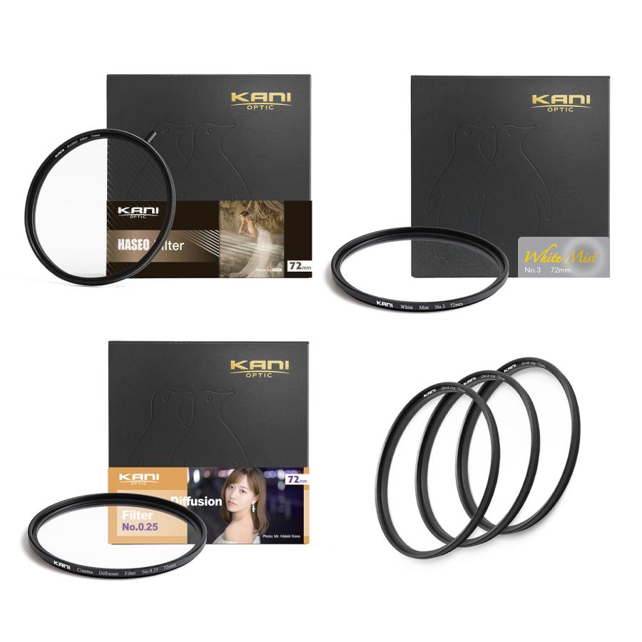 KANI ポートレートベーシックフィルターセット - HASEOモデル - 72mm | 
