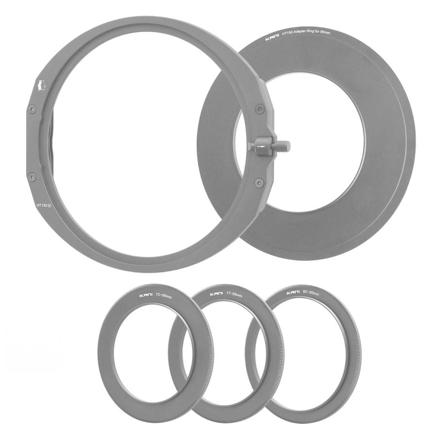 保障 Kani 角型フィルターホルダー Htiii 150mmフィルターホルダー アダプターリングセット 角形フィルター