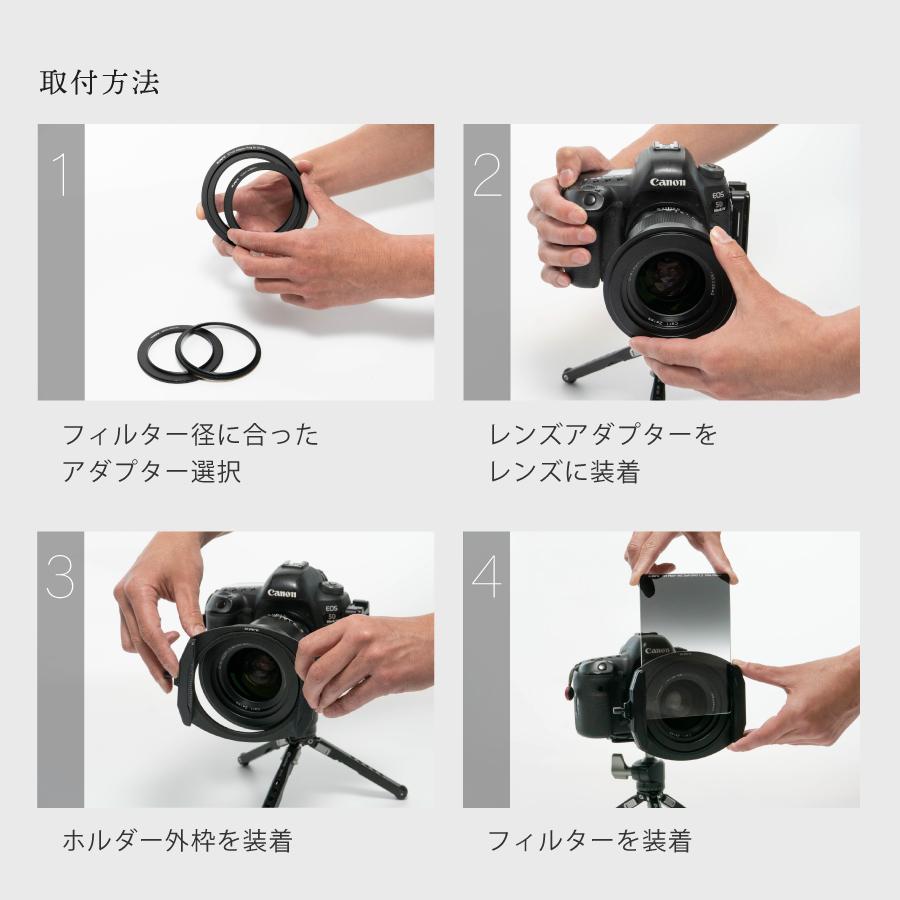 KANI 角型フィルター スターターセット100mm幅 入門セット/ 角形 
