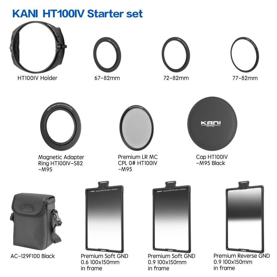 KANI 角型フィルター HT100 IV スターターセット 小澤太一先生モデル