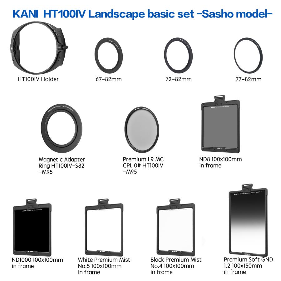 KANI 角型フィルター HT100 IV ランドスケープベーシックセット -笹生