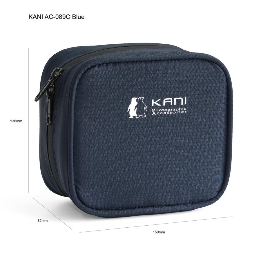 KANI AC-089Cブルー φ105mm対応 円形フィルター用ソフトケース（8枚