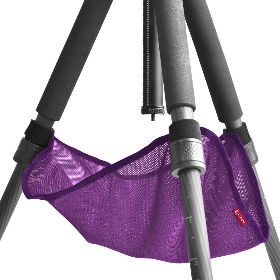 KANI ストーンバッグ メッシュ パープル / 三脚アクセサリ 撮影用機材