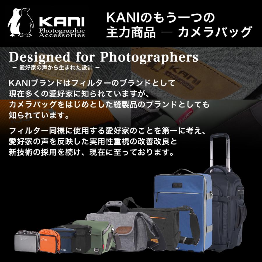 KANI TC-020 ローリングバックパック ブラック / 容量23L カメラバッグ