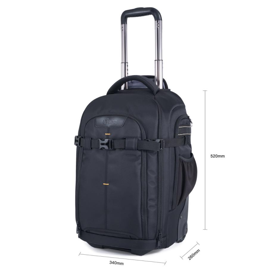 KANI TC-020 ローリングバックパック ブラック / 容量23L カメラバッグ