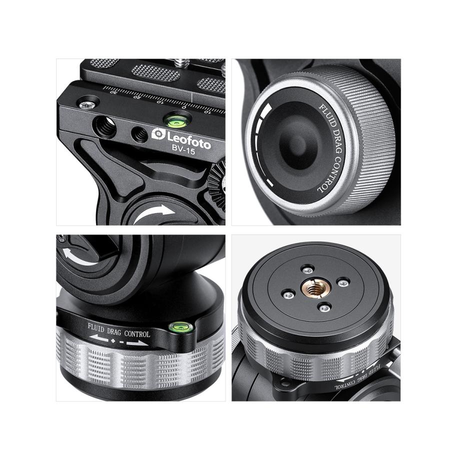 Leofoto（レオフォト） BV-15 ビデオ雲台 : ロカユニバーサルデザイン